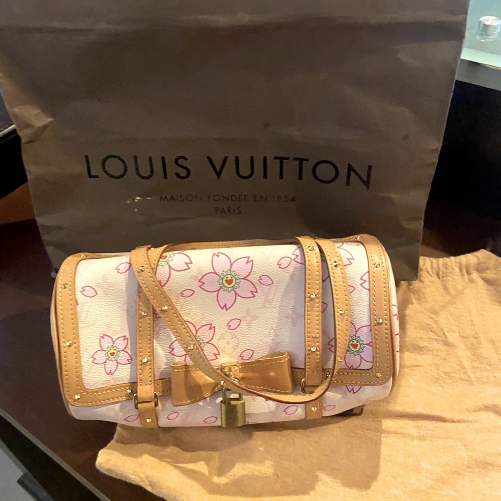 Louis Vuitton Papillon Cherry Blossom Pink Bag